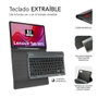 SUBBLIM Funda con Teclado KeyTab Pro Bluetooth 5.2 para Lenovo Tab M11, Negro